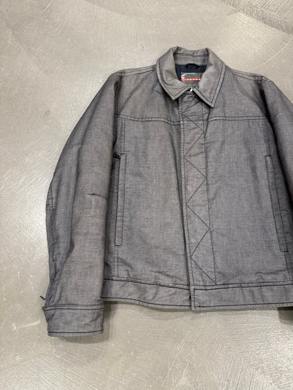 2000s Prada “Linea Rossa” light padded jacket