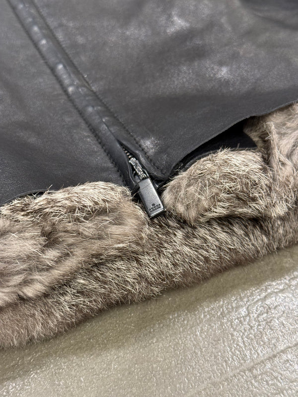 1999 Gucci by Tom Ford 2 in 1 fur leather jacket