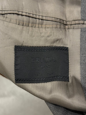 2000s Prada single breasted wool suit