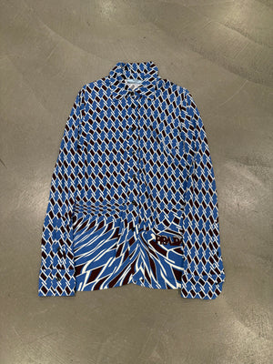 2019 Prada Psychedelic Argyle print set