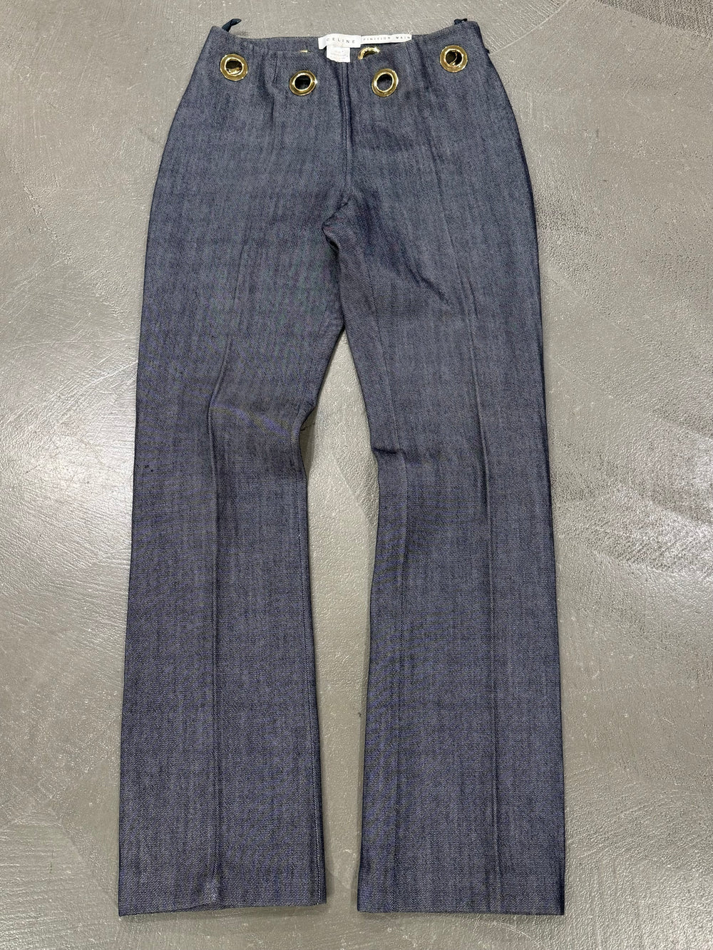 2000s Celine studded eyelet pants