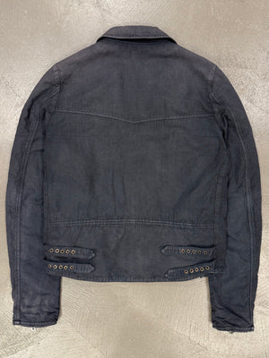 S/S2006 Raf Simons faded rider biker jacket