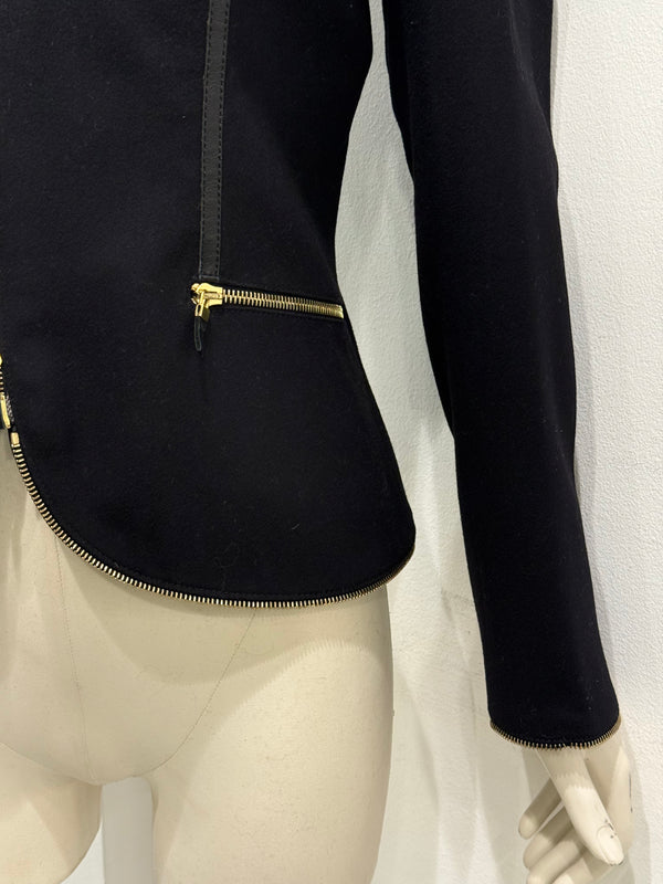 A/W2003 Alexander McQueen full zip sleeve jacket