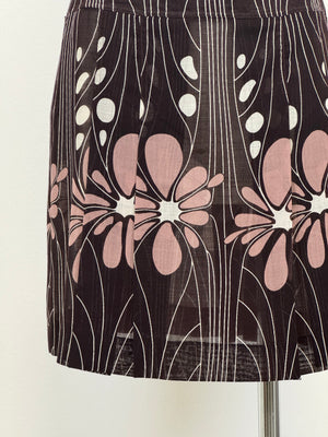 S/S2003 Miu Miu floral print skirt