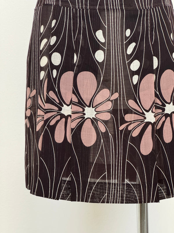S/S2003 Miu Miu floral print skirt