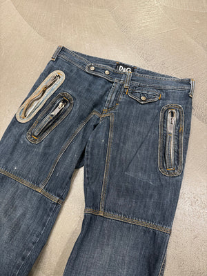 A/W2004 Dolce & Gabbana biker jeans