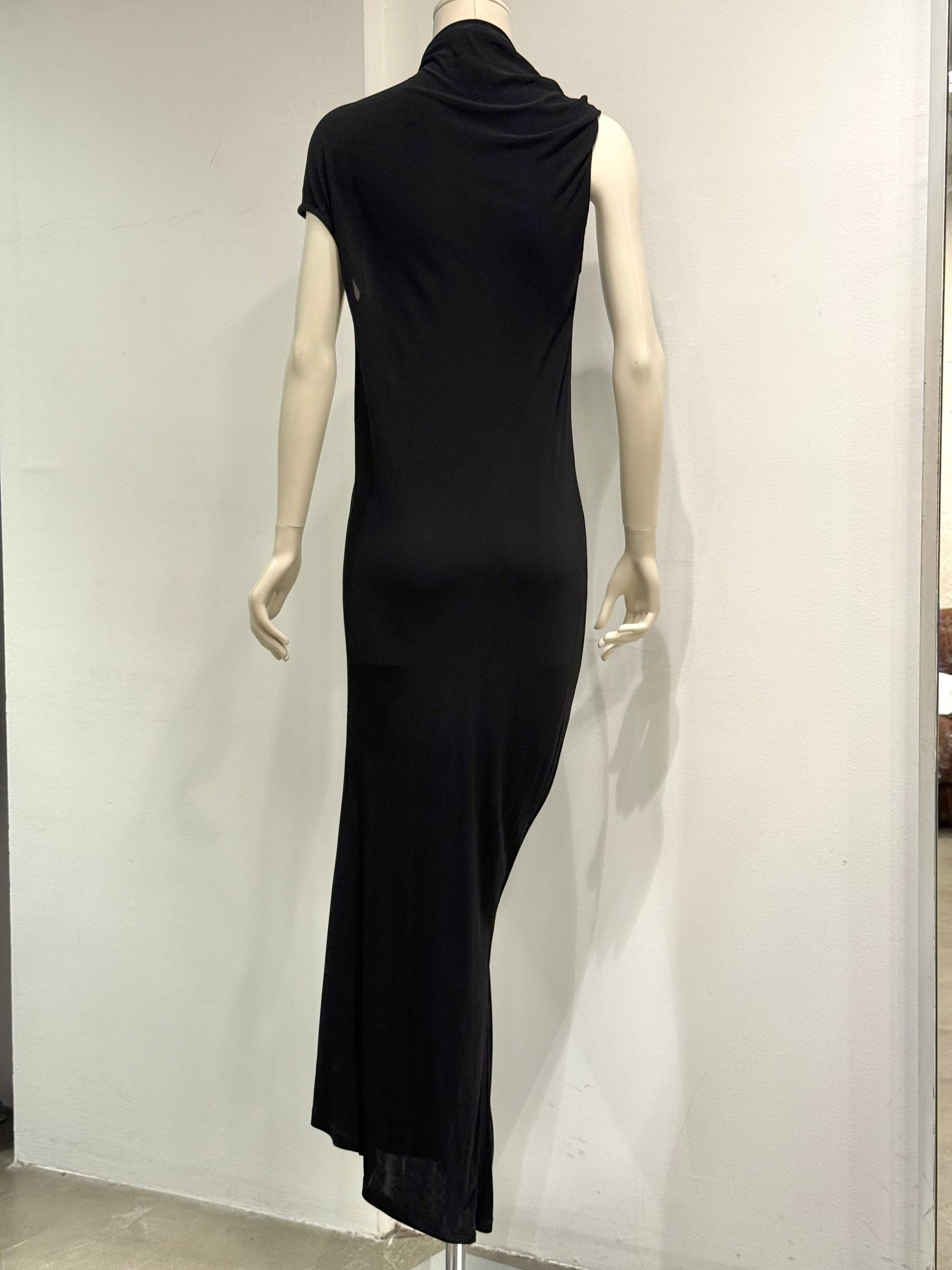 2000s Jean Paul Gaultier draped knot maxi dress 2000s Jean Paul Gaultier draped knot maxi dress