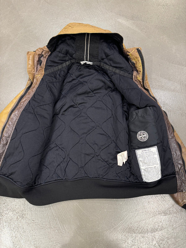2010 Stone Island waxed ice 2 heat reacting jacket
