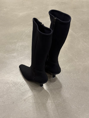 1999 Prada nylon heeled boots