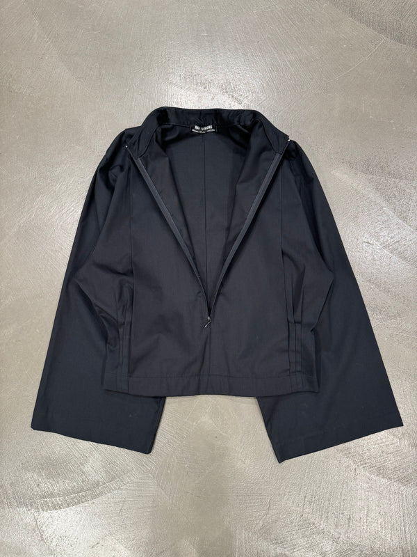 A/W2000 Raf Simons batwing 3/4 zip layered jacket