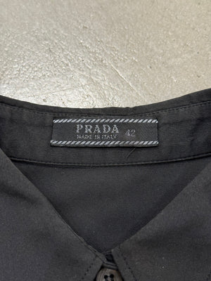 1990s Prada black shirt