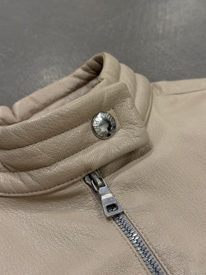 A/W2000 Prada biker leather vest