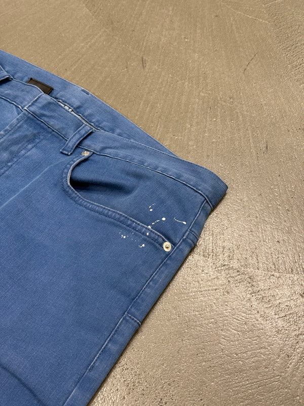 2000s Dior blue faded jeans