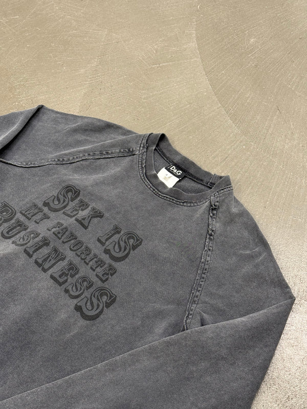2003 Dolce & Gabbana “Sex is my favourite business” sweatshirt
