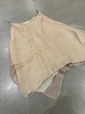 1990s Emporio Armani double layered skirt