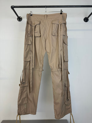 SS2003 Dolce & Gabbana parachute bondage cargo pants