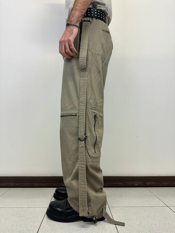 AW2003 Dolce & Gabbana runway sample bondage cargo pants
