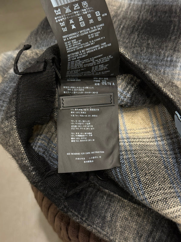 2011 Prada plaid tartan kilt mini skirt