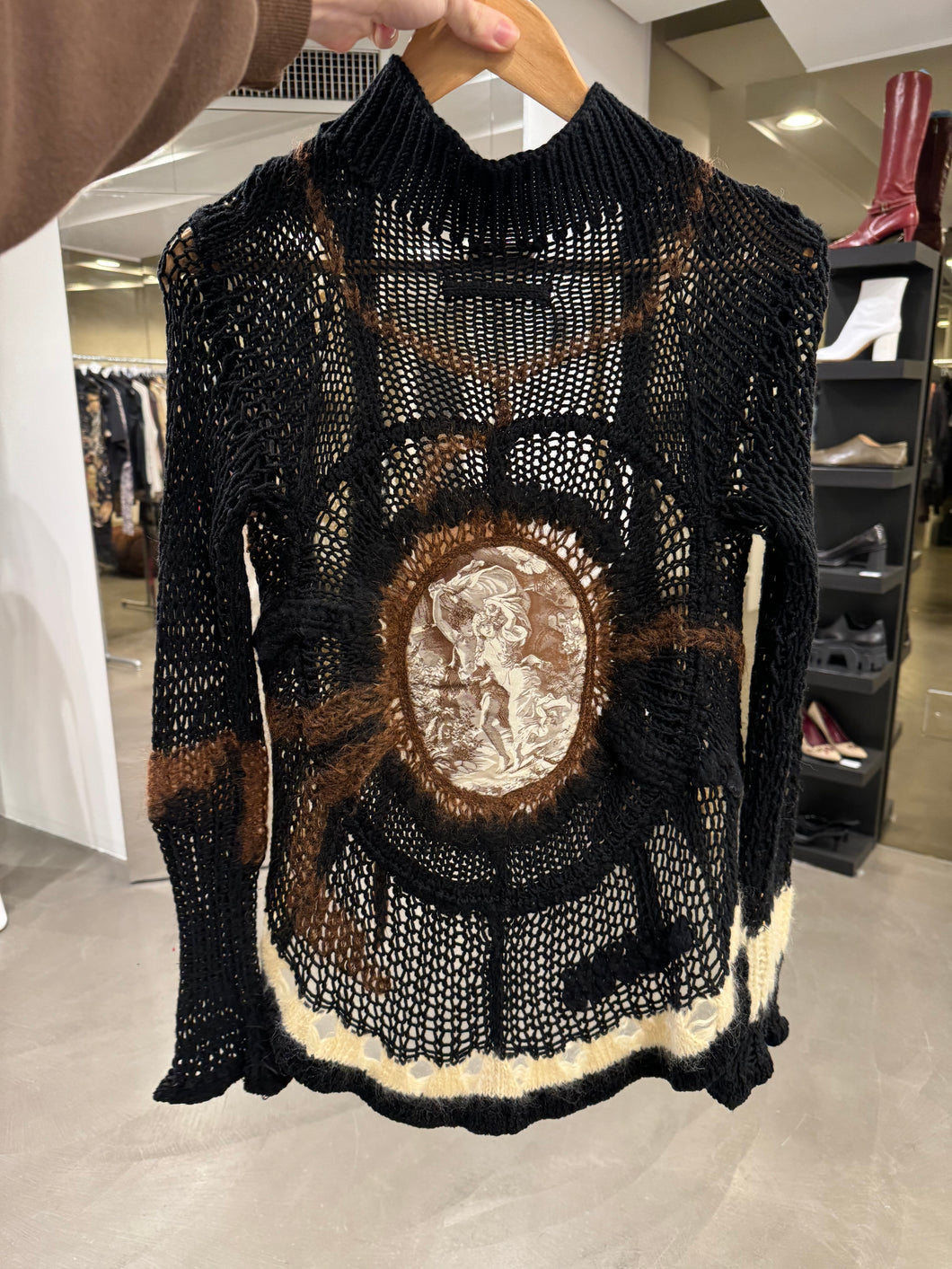 AW2007 Jean Paul Gaultier crochet knit