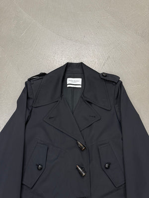 2004 Yves Saint Laurent by Tom Ford utility toggle Mombasa nylon coat