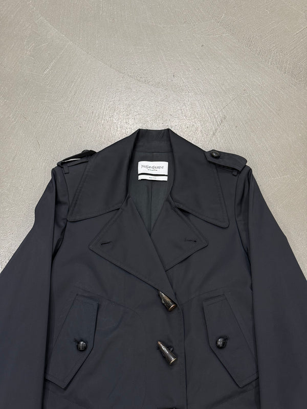 2004 Yves Saint Laurent by Tom Ford utility toggle Mombasa nylon coat