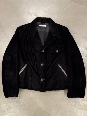 1990s EMPORIO Armani velour boxy military jacket