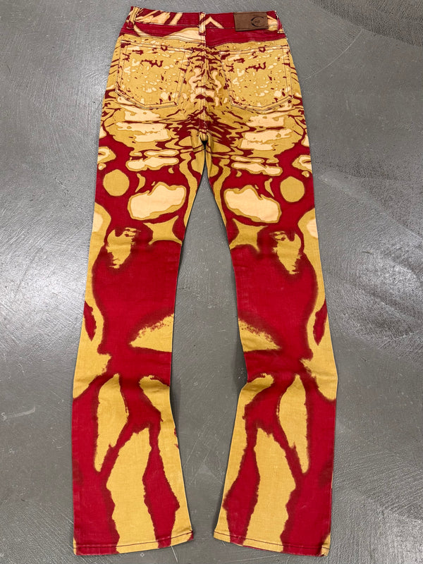 2001 Roberto Cavalli distortion illusion pants