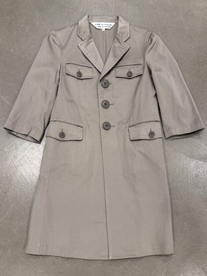 2000s Comme des Garçons cotton minimal coat