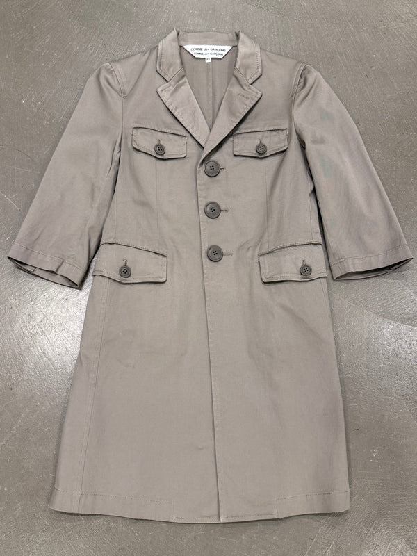 2000s Comme des Garçons cotton minimal coat