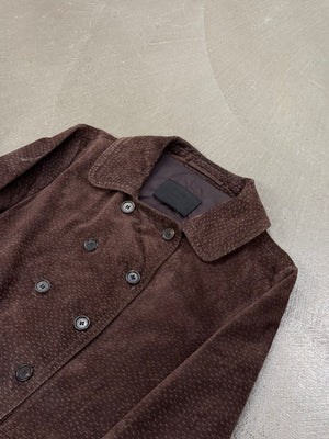 2000s Prada leather jacket