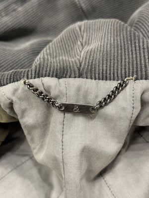 2000s Dolce & Gabbana hooded military parka with adjustable straps