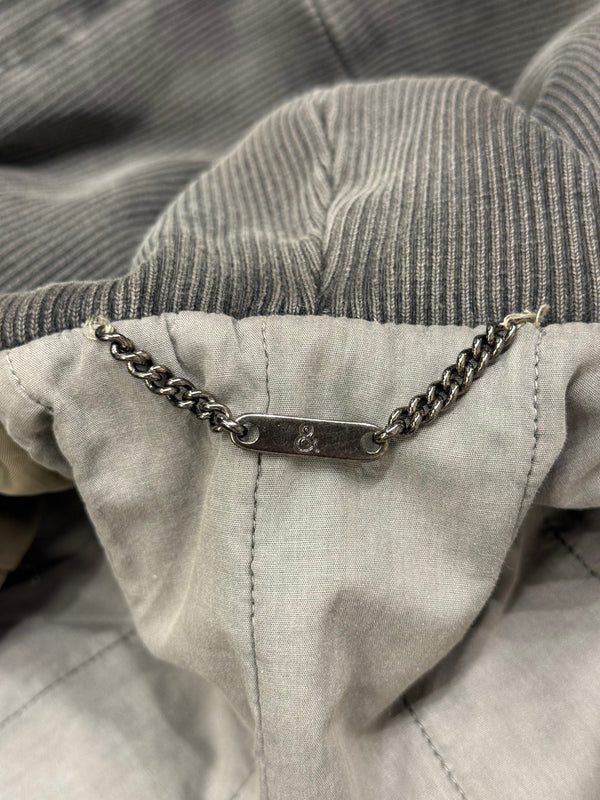 2000s Dolce & Gabbana hooded military parka with adjustable straps