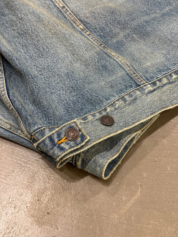 2022 Balenciaga denim hooded anorak jacket