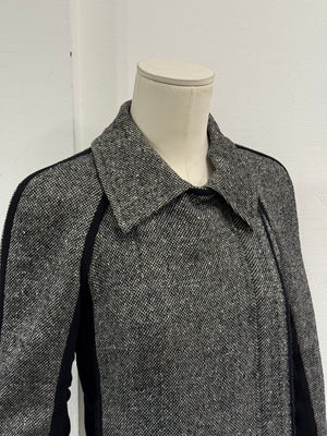 2000s Gianfranco Ferré paneled tweed jacket