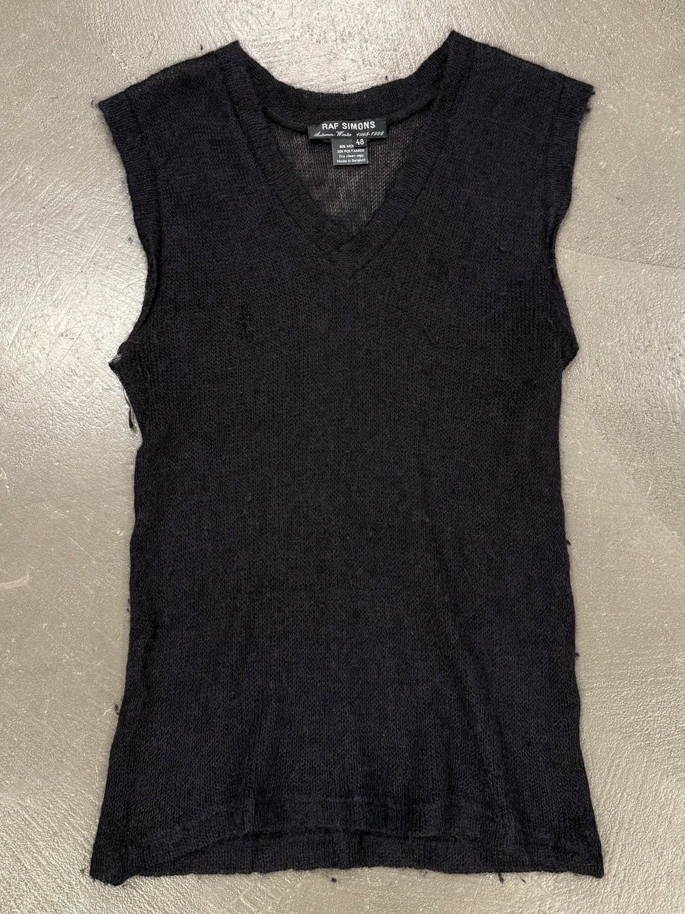F/W1998-1999 Raf Simons mohair vest