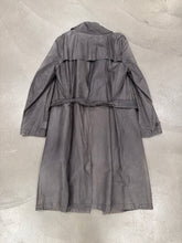 Load image into Gallery viewer, 2000s YVES Saint Laurent by Pilati leather trench coat with removable lining
