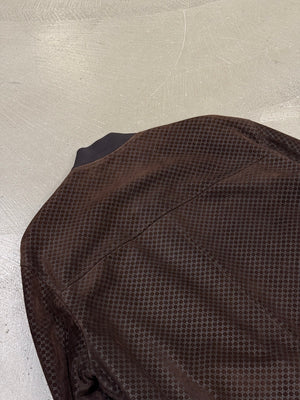 Gucci by Tom Ford mini GG monogram suede bomber jacket