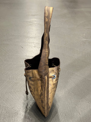 F/W1999 Gucci by Tom Ford Snakeskin hobo bag