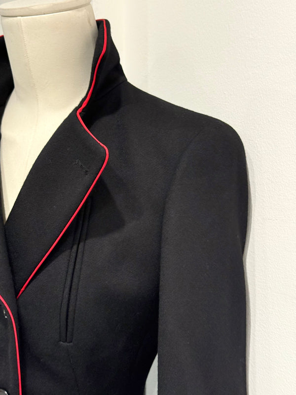 A/W2011 Alexander McQueen runway double breasted officer wool military jacket
