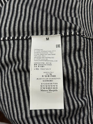 A/W2017 Maison Margiela striped elbow patch knit