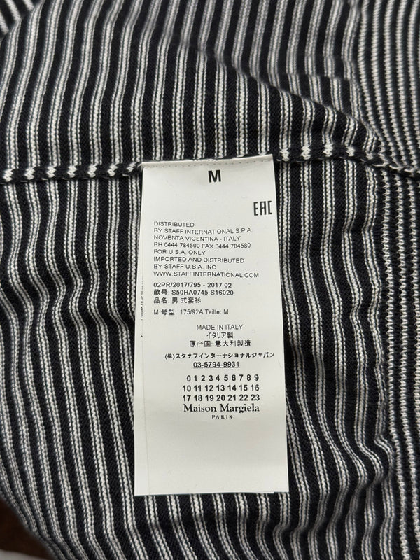 A/W2017 Maison Margiela striped elbow patch knit