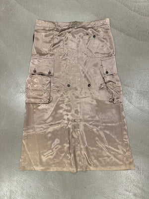 Early 2000s Ann Demeulemeester adjustable cargo maxi skirt