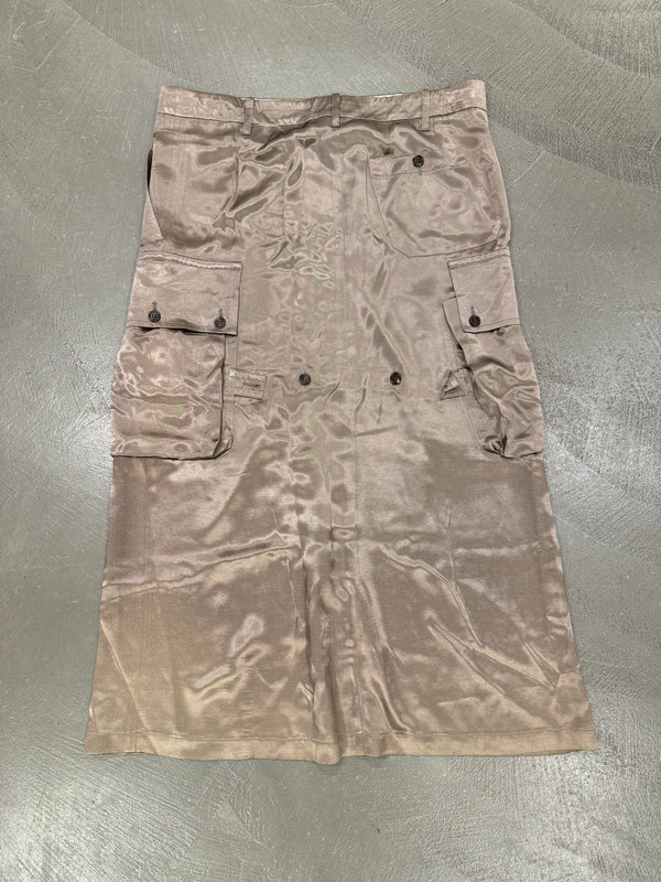 Early 2000s Ann Demeulemeester adjustable cargo maxi skirt