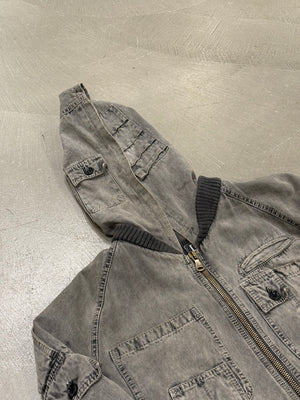 A/W2003 Dolce & Gabbana faded cargo bomber jacket