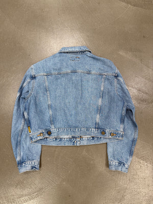 1990s Armani cropped denim jacket