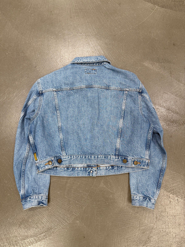 1990s Armani cropped denim jacket