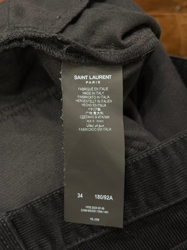 2024 Saint Laurent “D50” straight leg corduroy pants