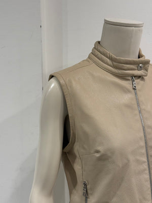 A/W2000 Prada biker leather vest