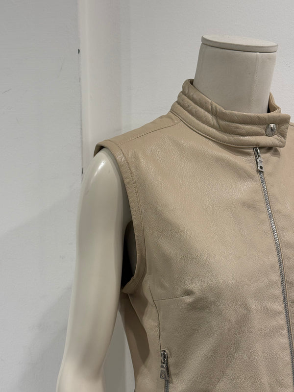 A/W2000 Prada biker leather vest