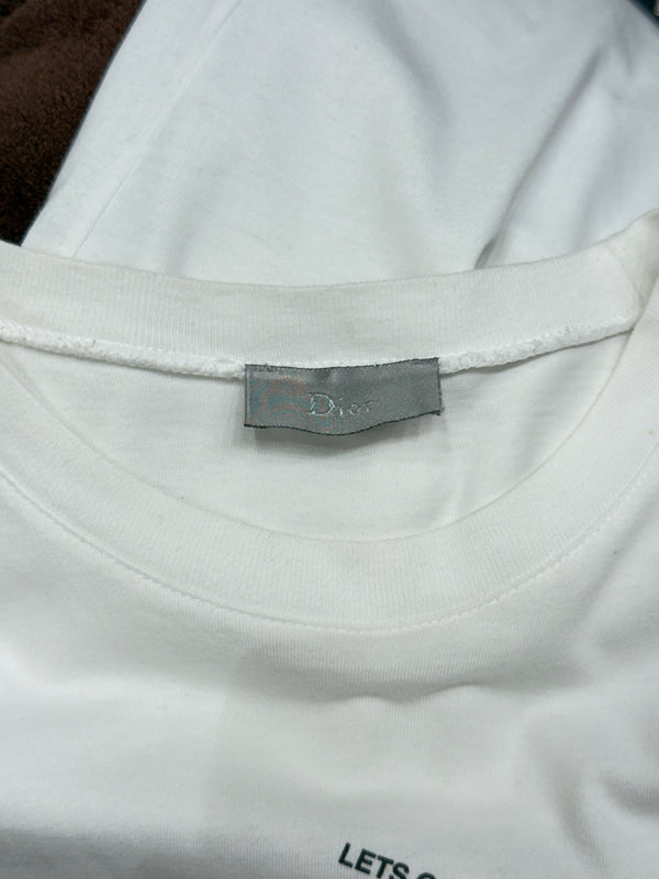 2000s Dior by Hedi Slimane world t-shirt